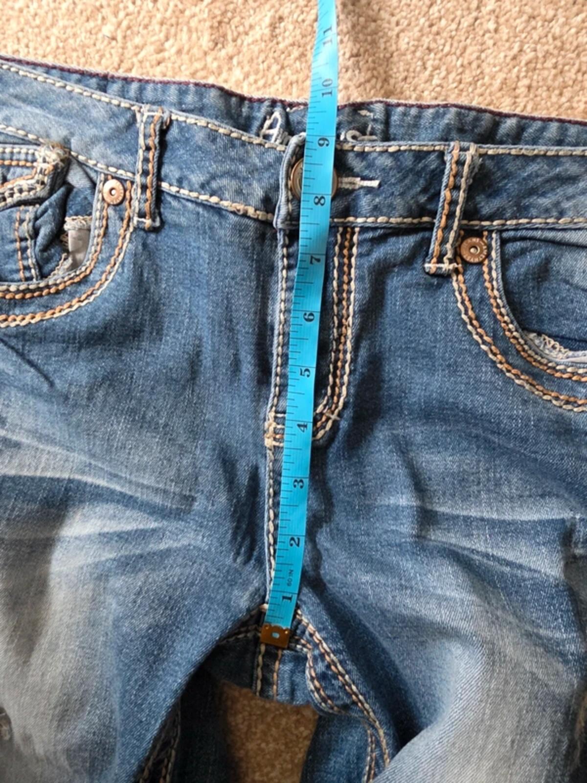 Vintage Y2K Amethyst Mid Rise Bootcut Jeans UK Size 14