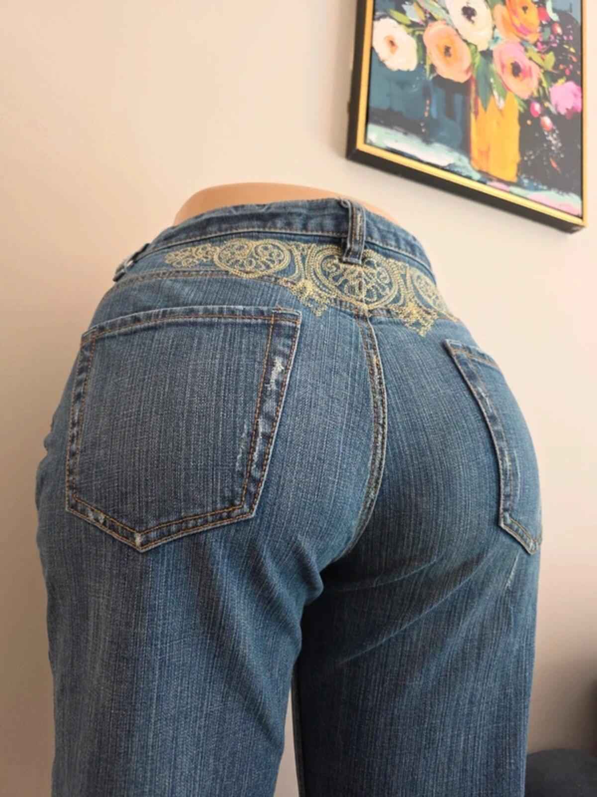 X2 Mid Rise Bootcut Vintage Y2K Jeans UK Size 14