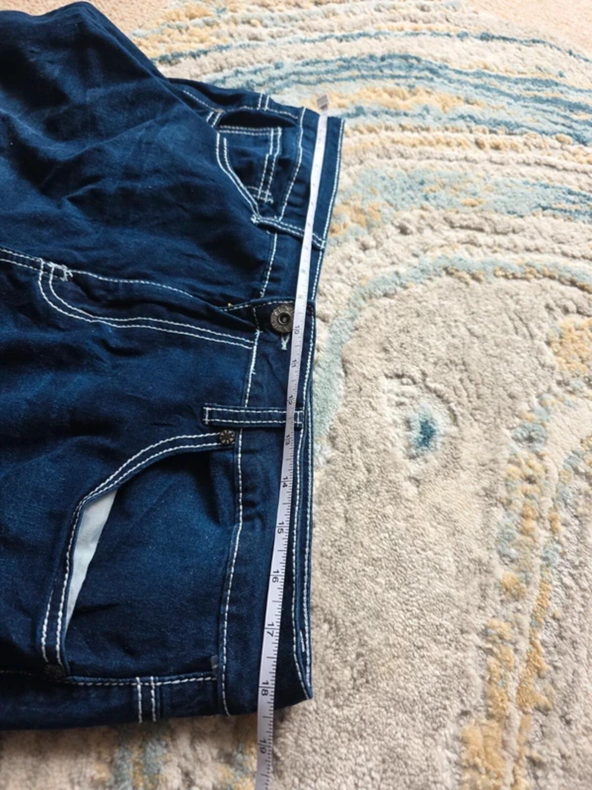 VIP Jeans High Rise Capri Vintage Y2K Jeans UK Size 16/18