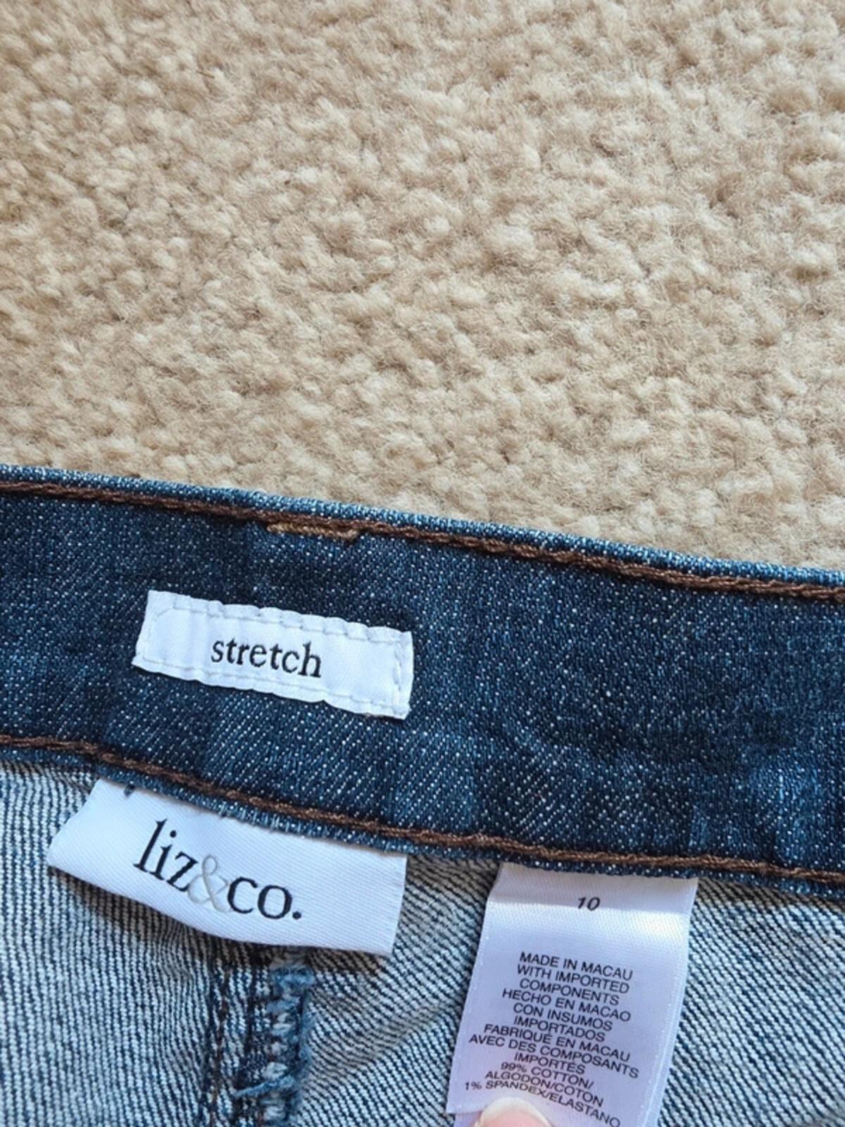 Liz & Co Mid Rise Relaxed Bootcut Vintage Y2K Jeans UK Size 14/16
