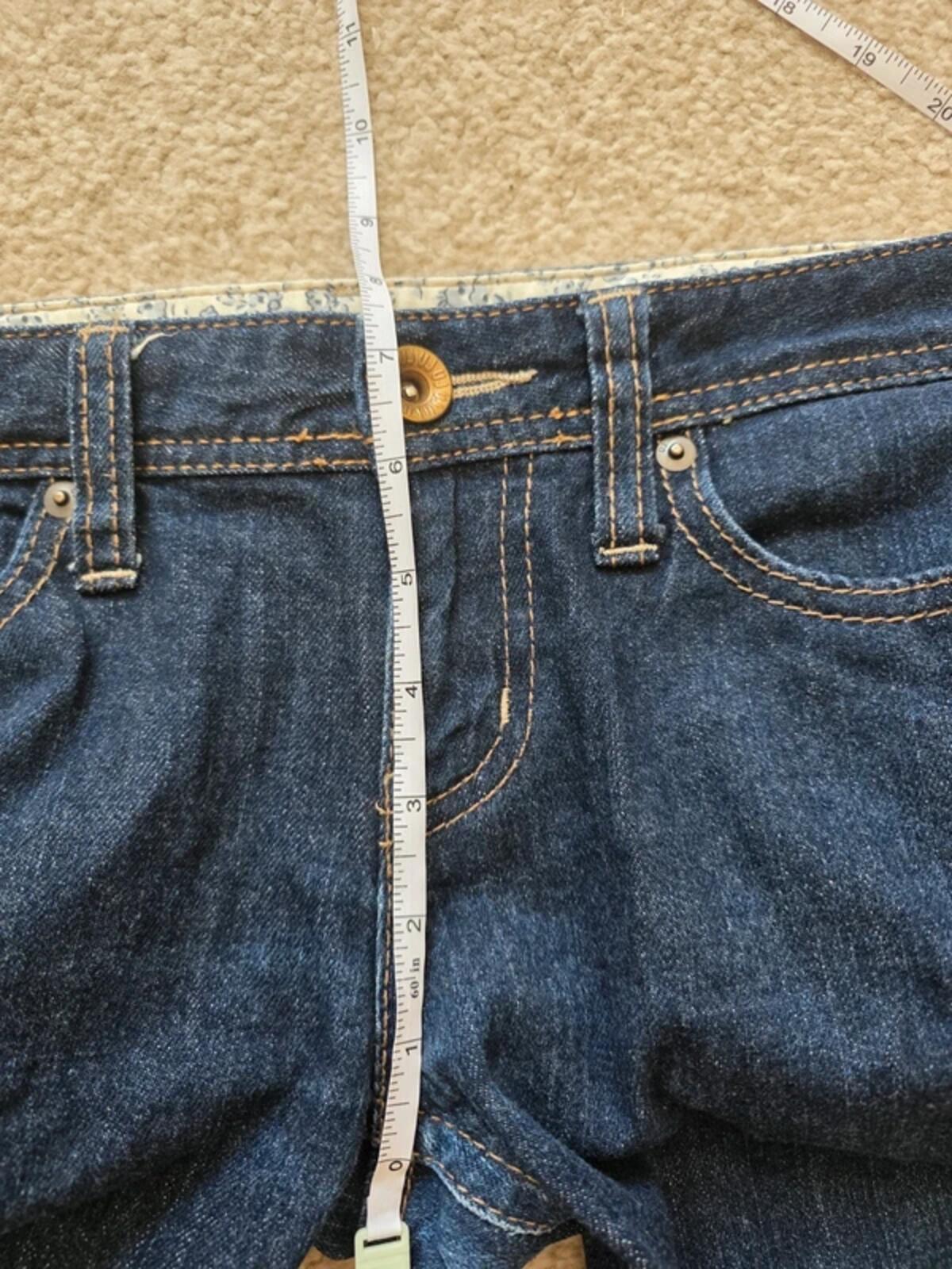 Vintage Y2K Uniqlo Low Rise Cropped Jeans UK Size 6