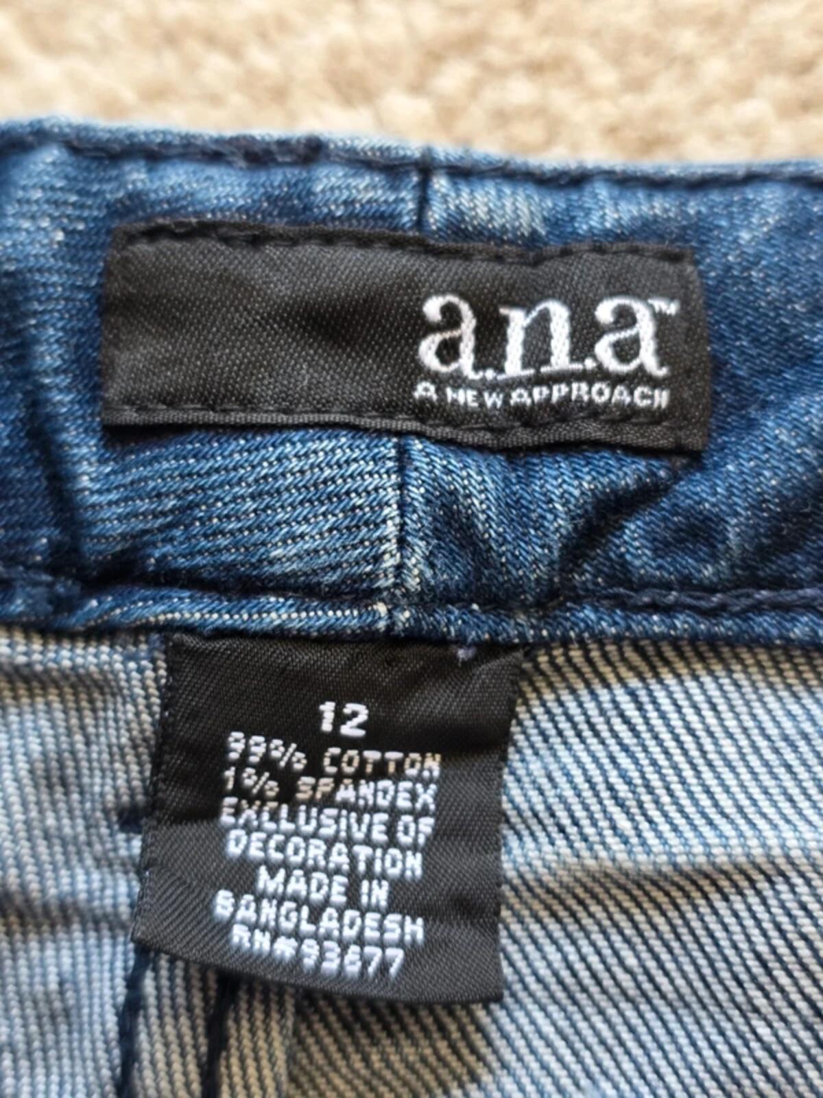 ANA A New Approach Mid Rise Bootcut Jeans UK Size 14