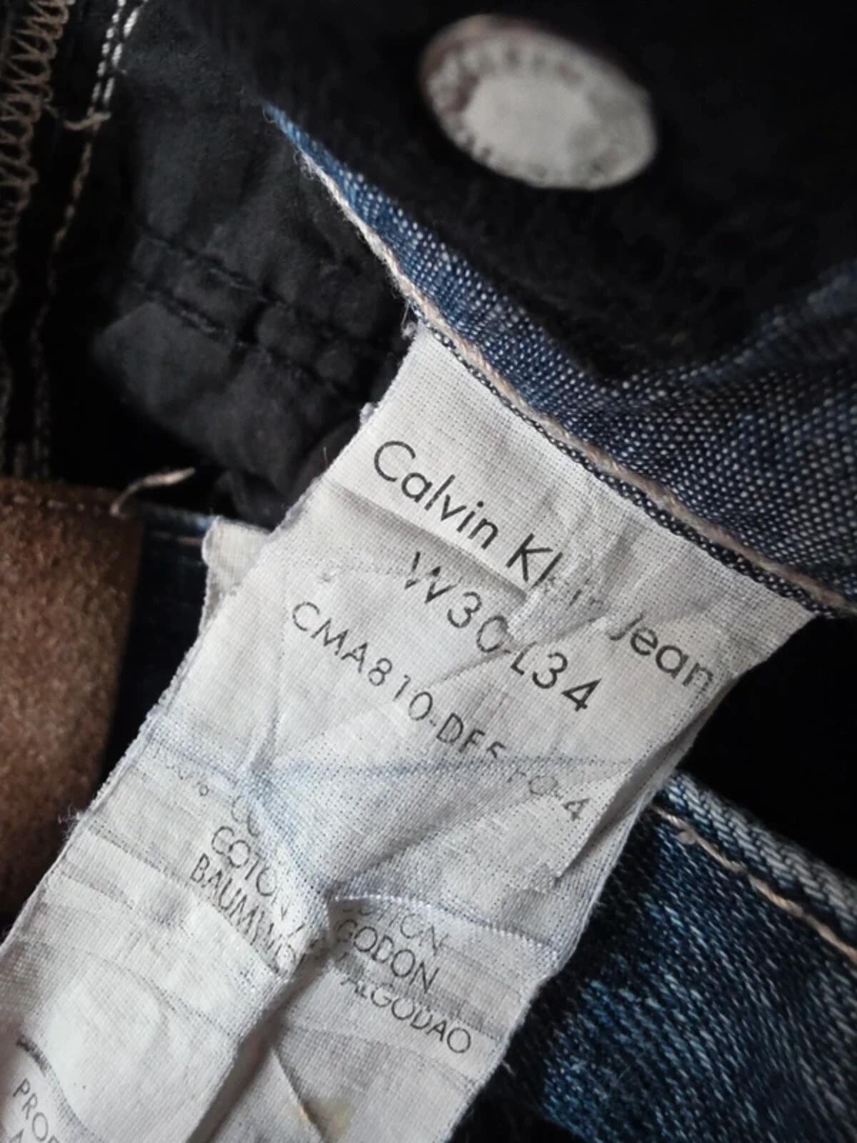 Calvin Klein Mid Rise Relaxed Wide Leg Jeans UK Size 10 Petite