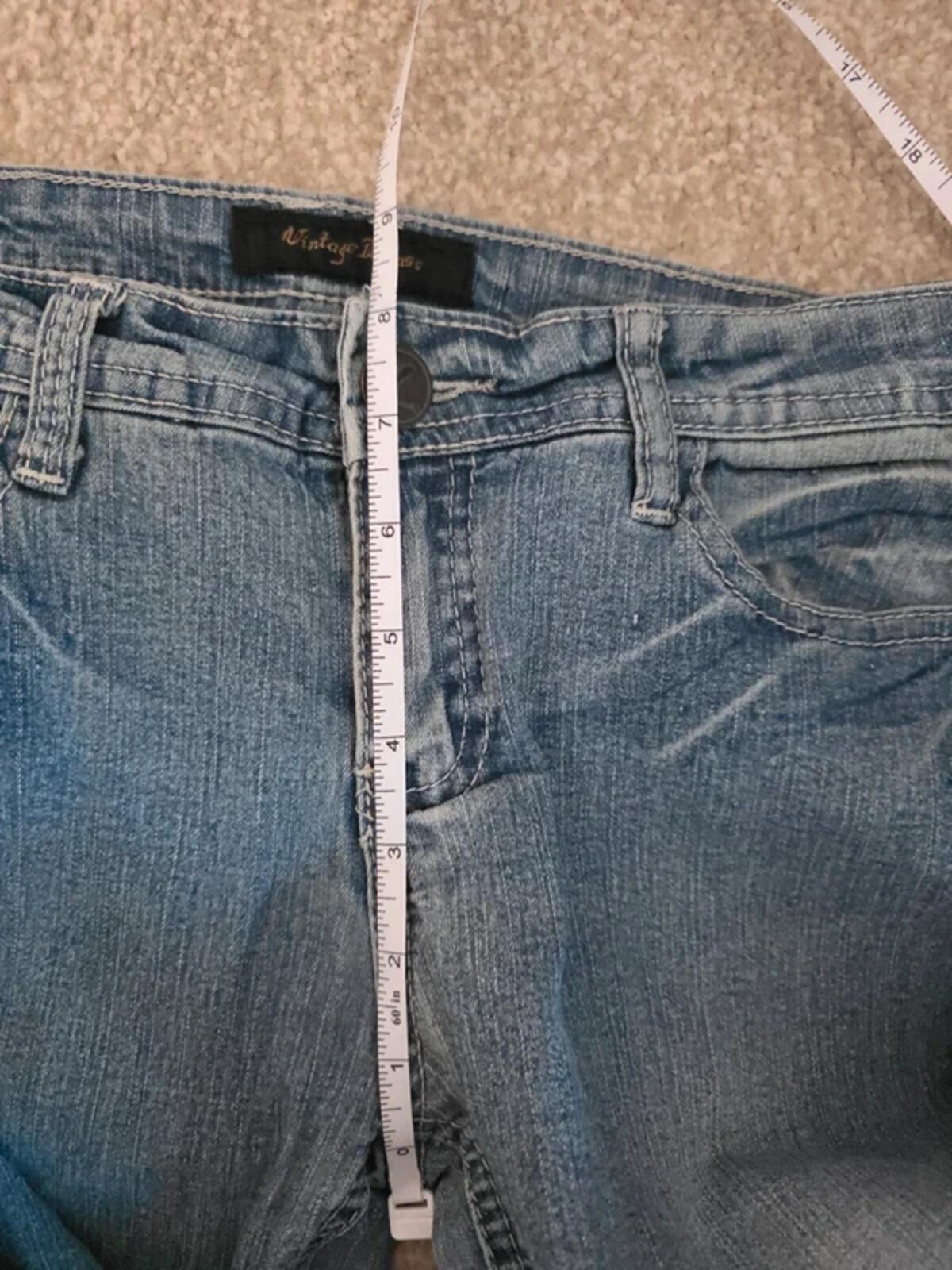 Vintage Brass Low Rise Slim Vintage Y2K Jeans UK Size 8