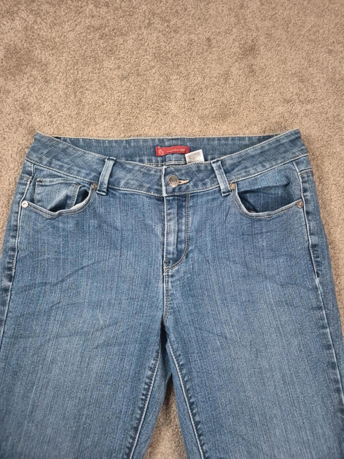 Vintage Y2K CB Established 1962 Mid Rise Capri Jeans – UK 10 (26| inseam) |
