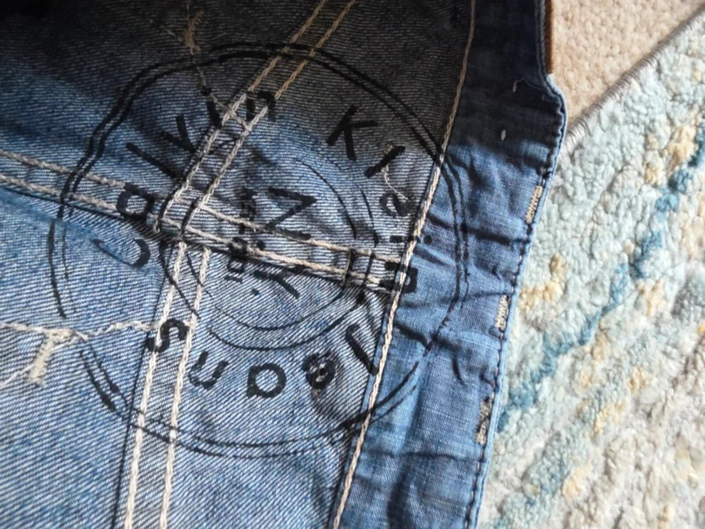 Calvin Klein Mid Rise Relaxed Wide Leg Jeans UK Size 10 Petite