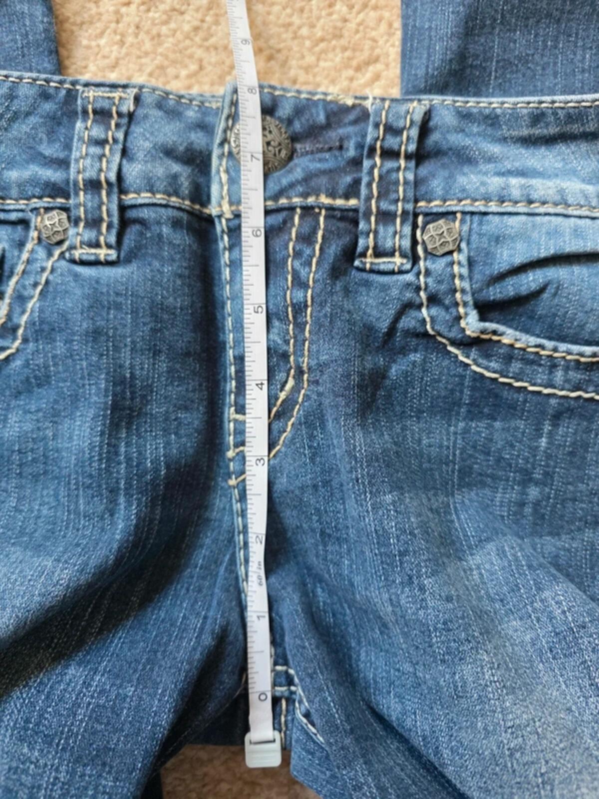 Vintage Y2K Silver Jeans Low Rise Bootcut Jeans UK Size 6
