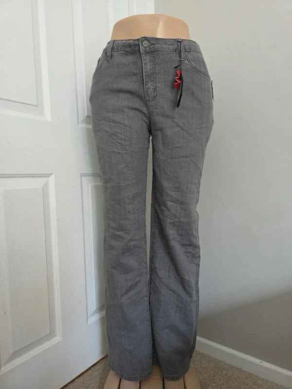 Earl Jean Mid Rise Relaxed Straight Vintage Y2K Jeans UK Size 14