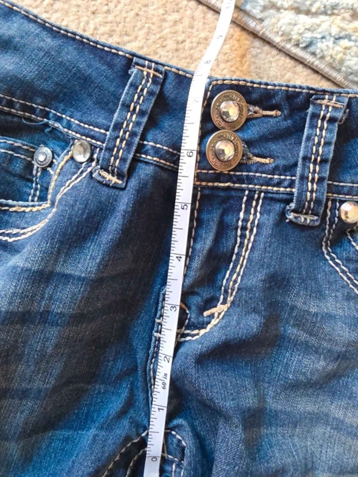 Wallflower Vintage Y2K Low Rise Bling Skinny Jeans UK Size 4