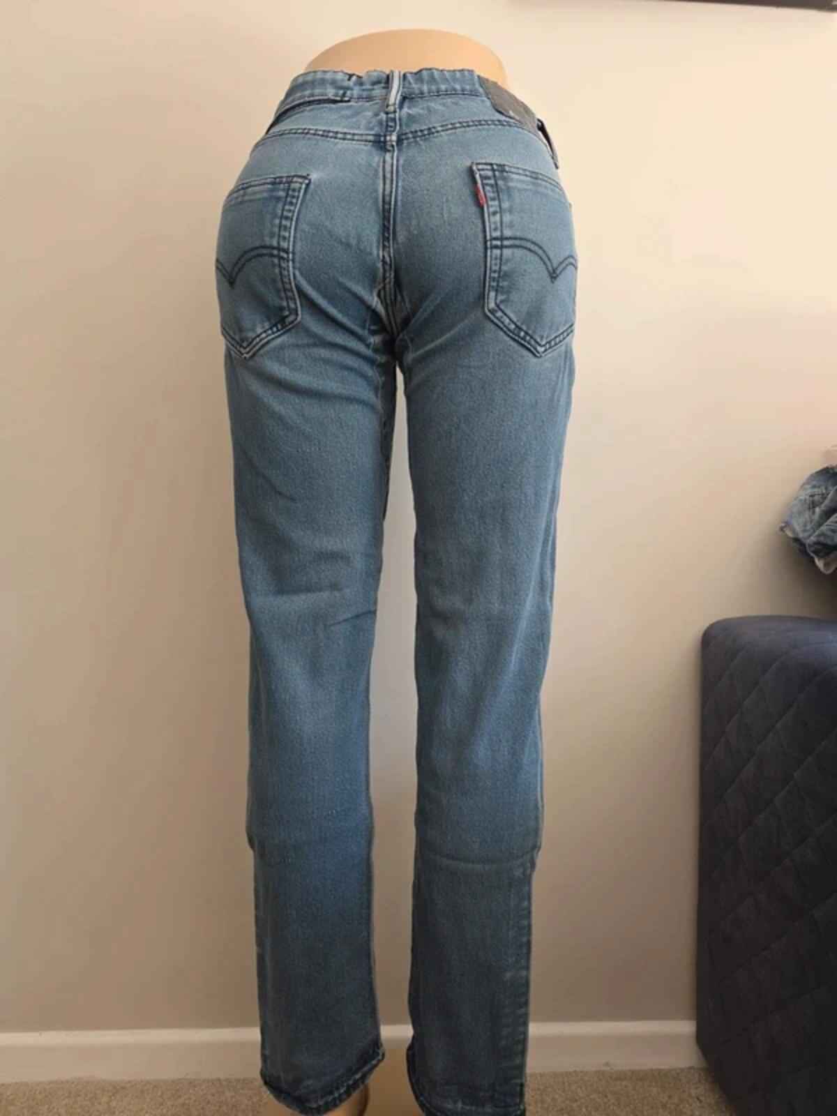 Levi's Mid Rise Slim Vintage Y2K Jeans UK Size 10 Petite