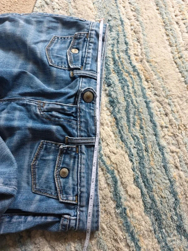 Gap Ultra Low Rise Blingy Bootcut Vintage Y2K Jeans UK Size 8 Tall