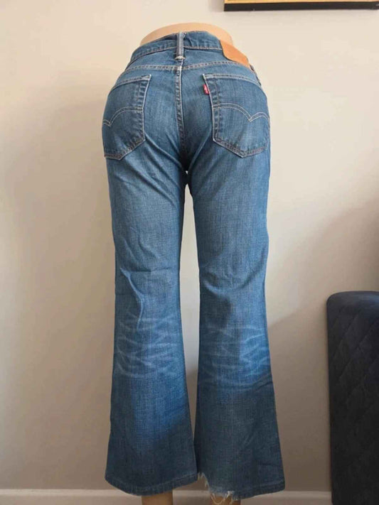 Levi's Mid Rise Bootcut Vintage Y2K Jeans UK Size 10 Petite