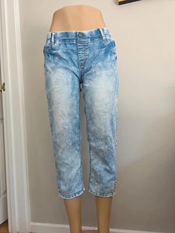 Japanese Mid Rise Capri Jeans UK Size 12