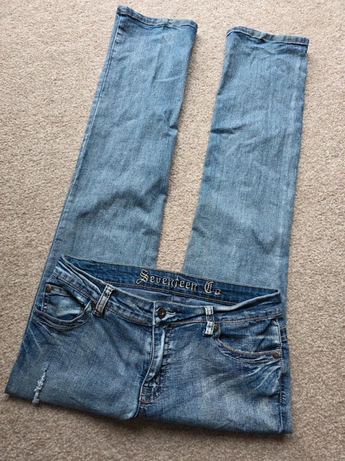Vintage Y2K Seventeen Co Low Rise Straight Jeans UK Size 12