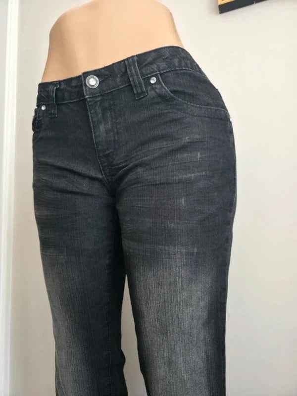 Seductions FD Low Rise Straight Vintage Y2K Jeans UK Size 12/14