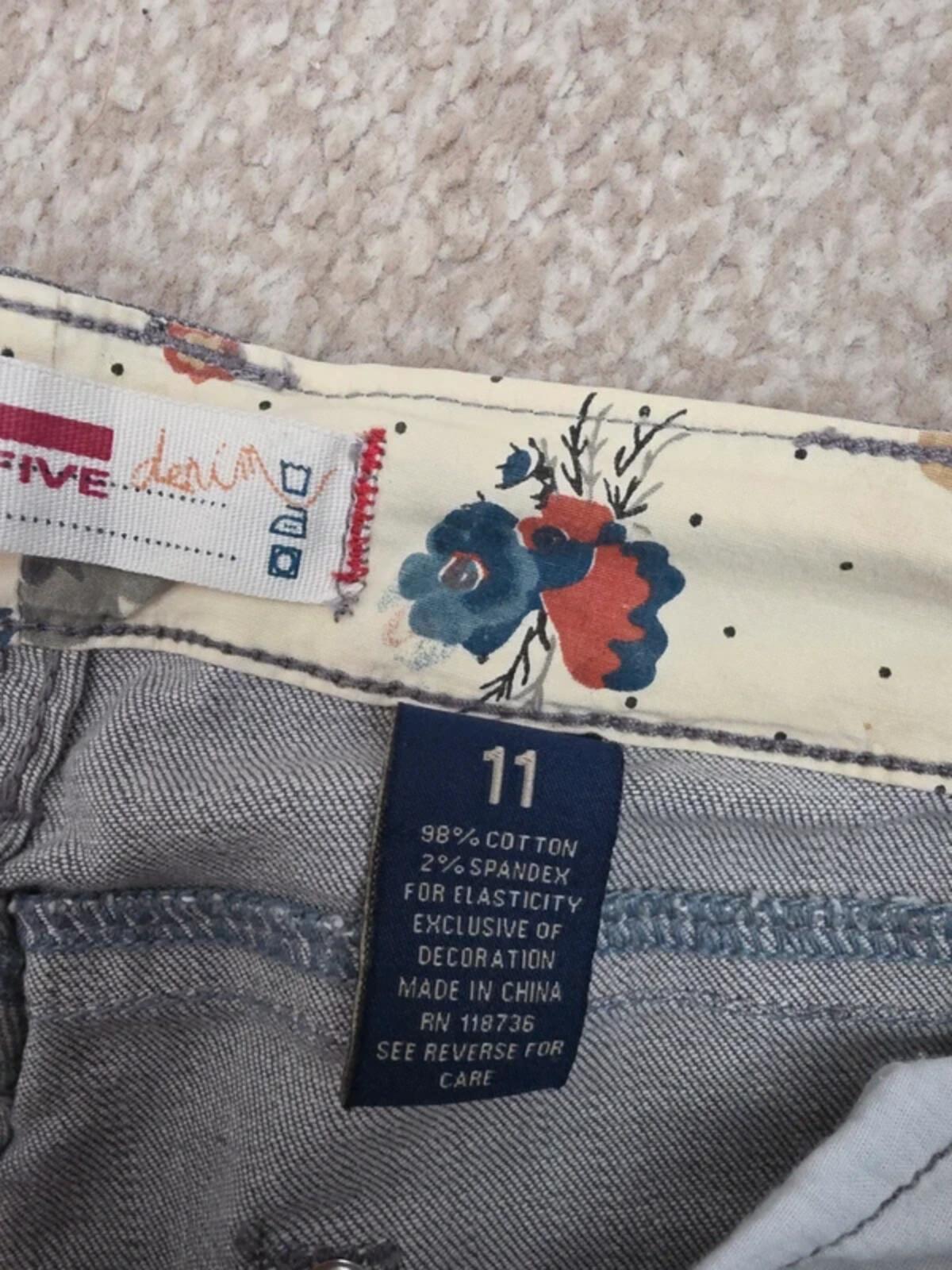 T Five Low Rise Slim Vintage Y2K Jeans UK Size 10