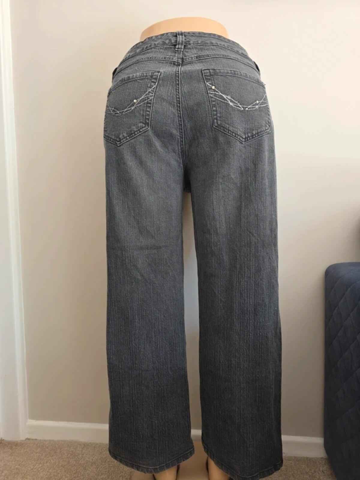 Midtown High Rise Relaxed Vintage Y2K Jeans UK Size 18 Petite