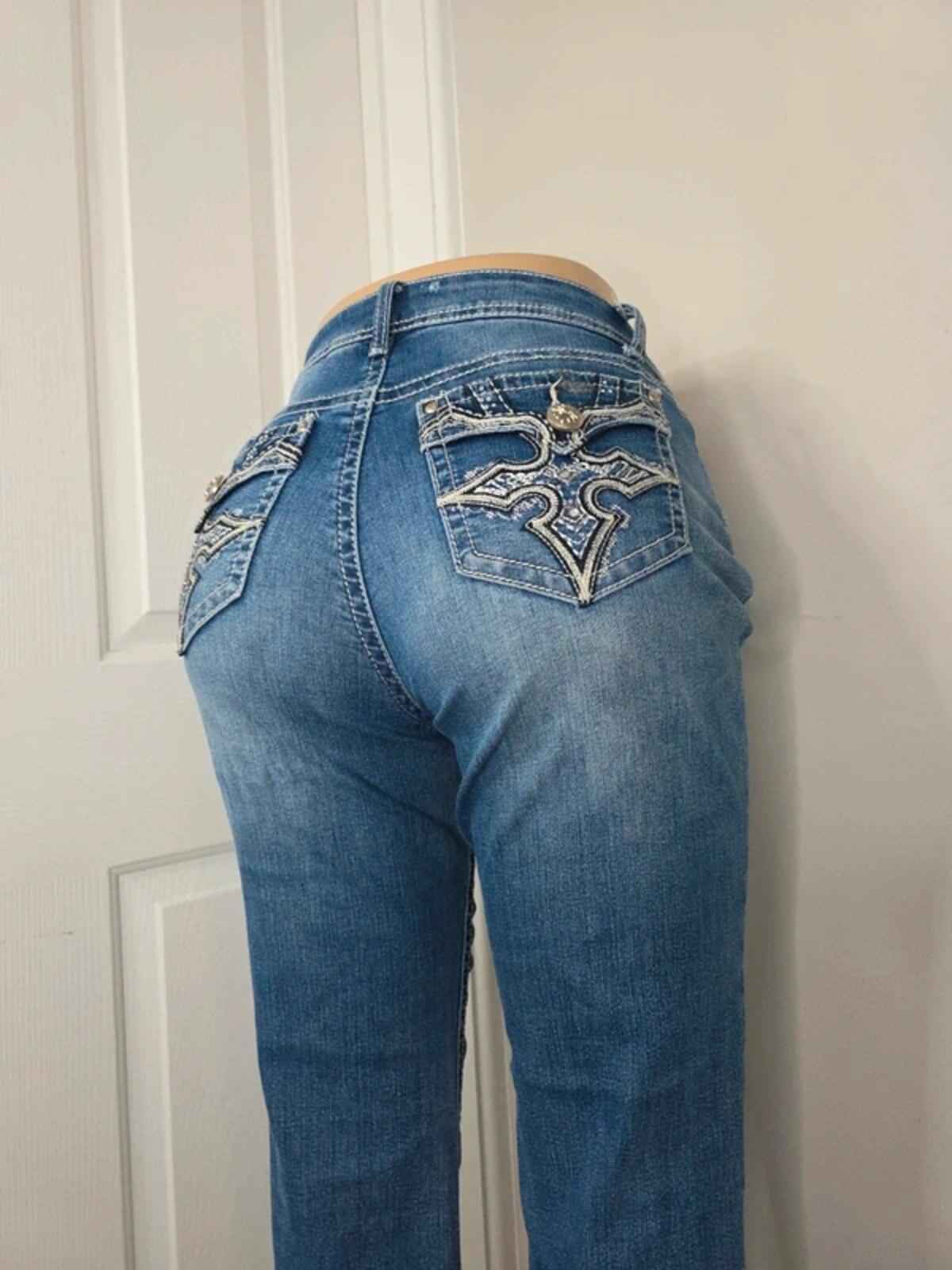 ND Weekend Mid Rise Bootcut Vintage Y2K Jeans UK Size 12