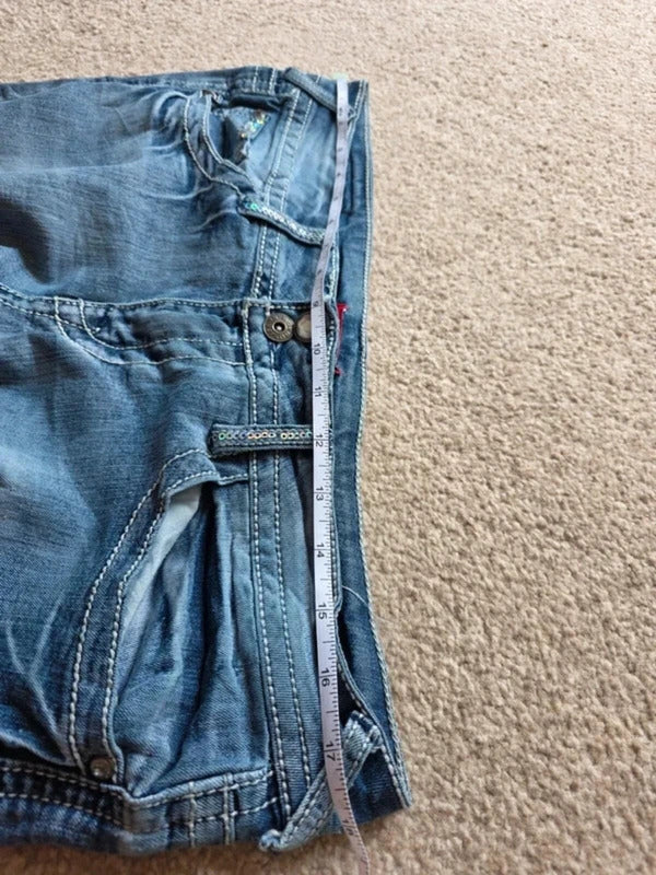 Bongo Low Rise Flared Jeans UK Size 14