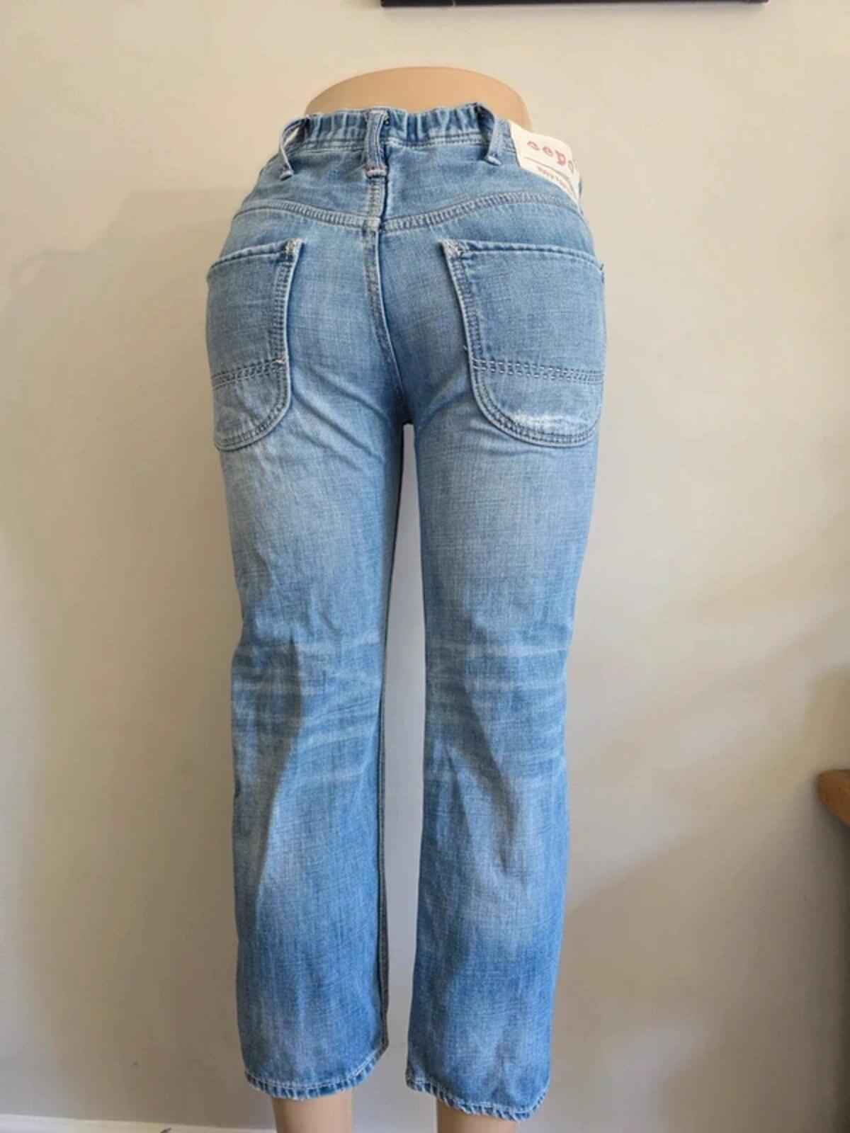 Cepo Mid Rise Capri Jeans UK Size 10/12