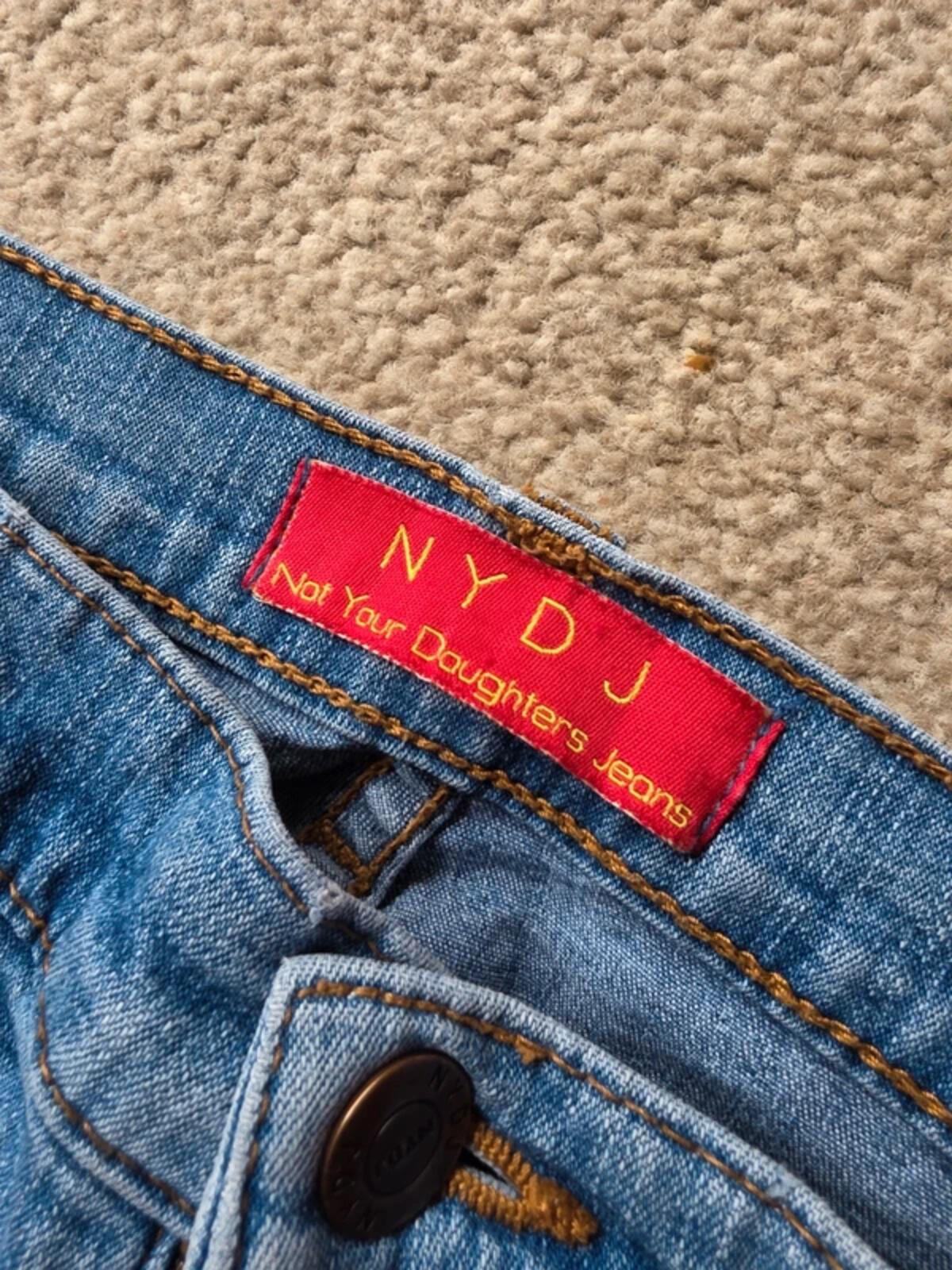 Vintage Y2K NYDJ High Rise Flared Jeans UK Size 10