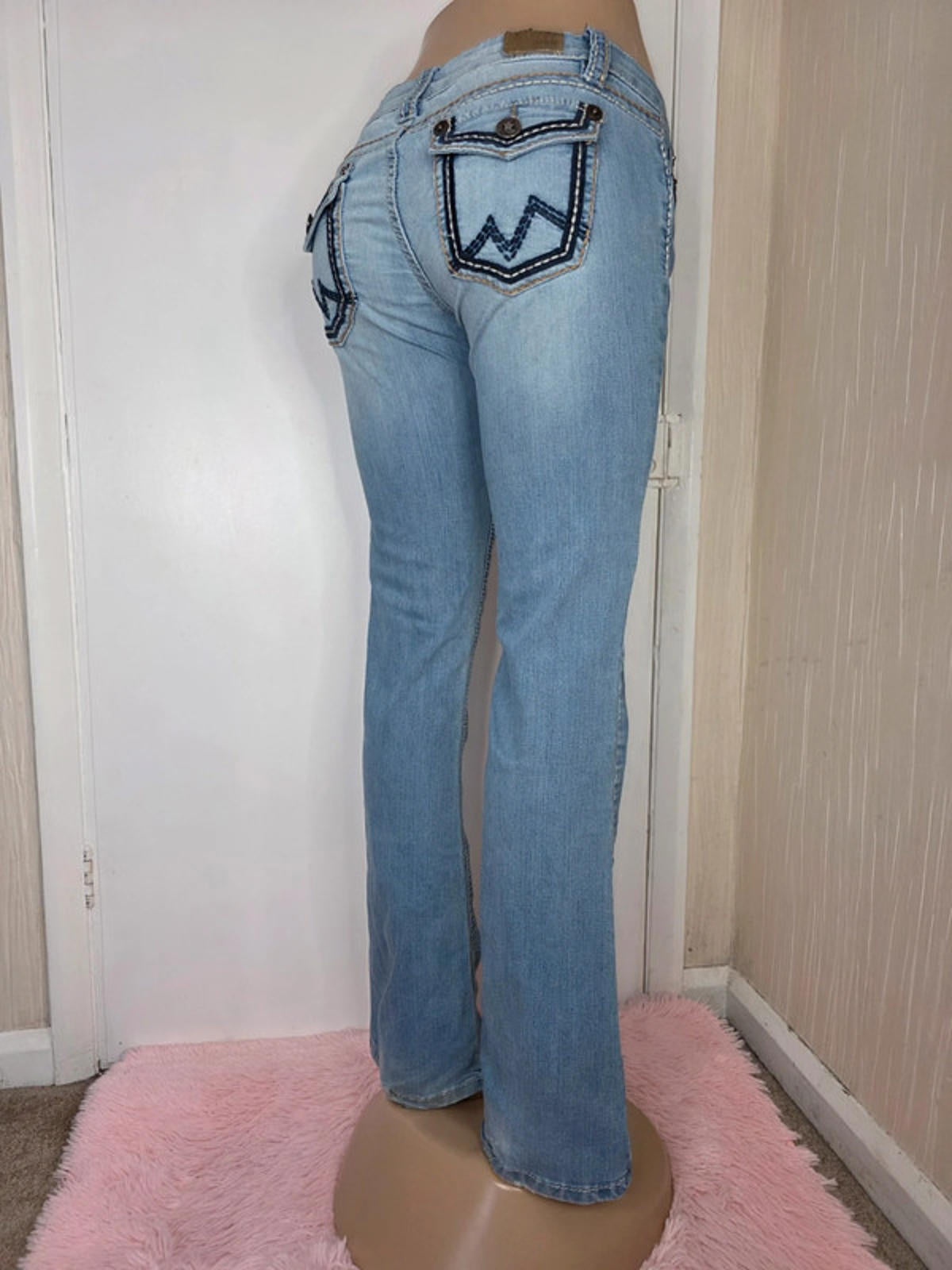 Y2K YMI Low Rise Bootcut Jeans UK Size 10