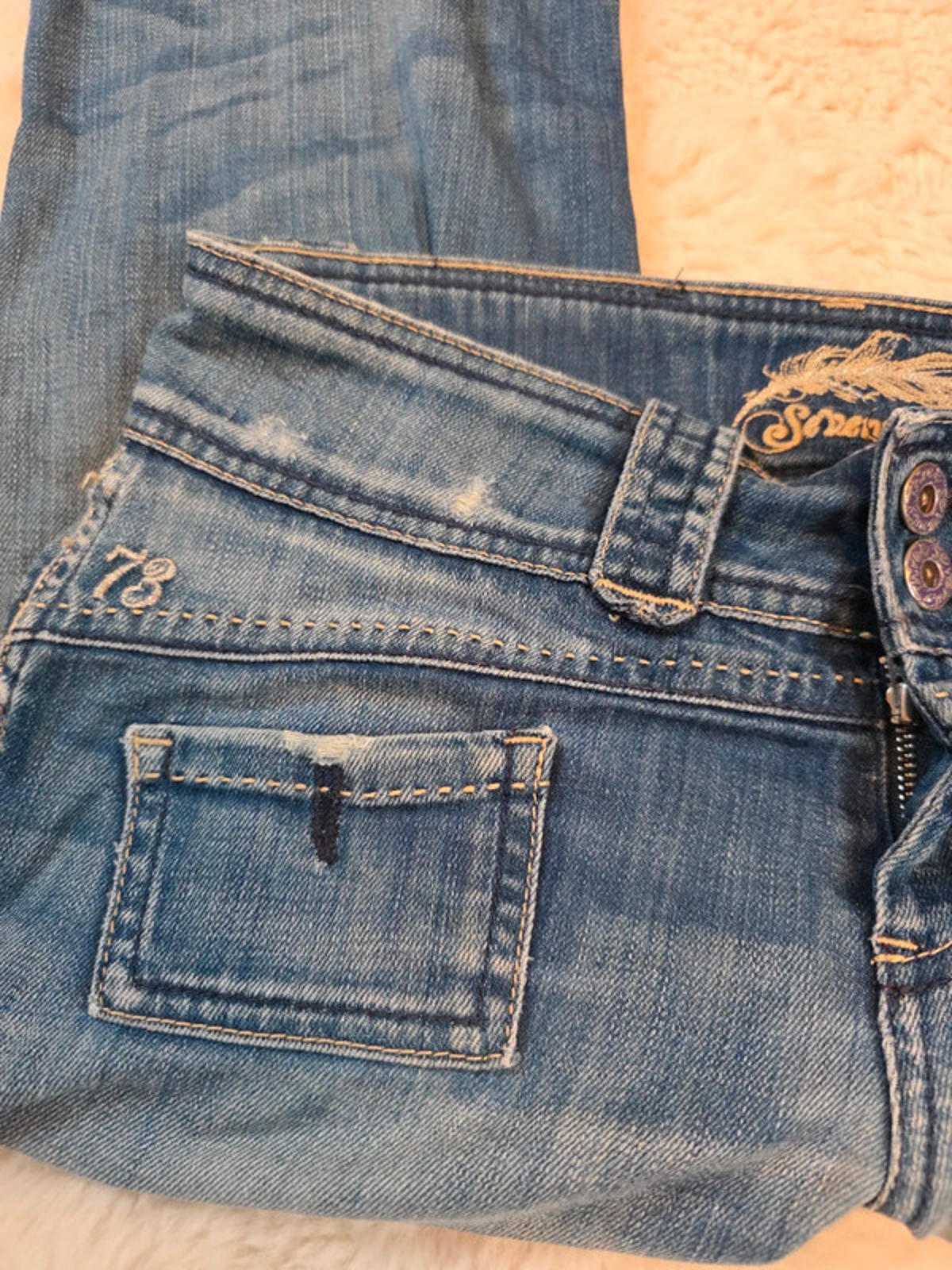 Vintage Y2K Pepe Jeans Low Rise Flared Jeans UK Size 12