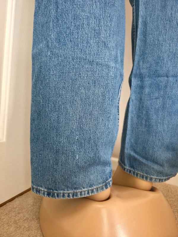 Arizona High Rise Baggy Straight Vintage Y2K Jeans UK Size 14