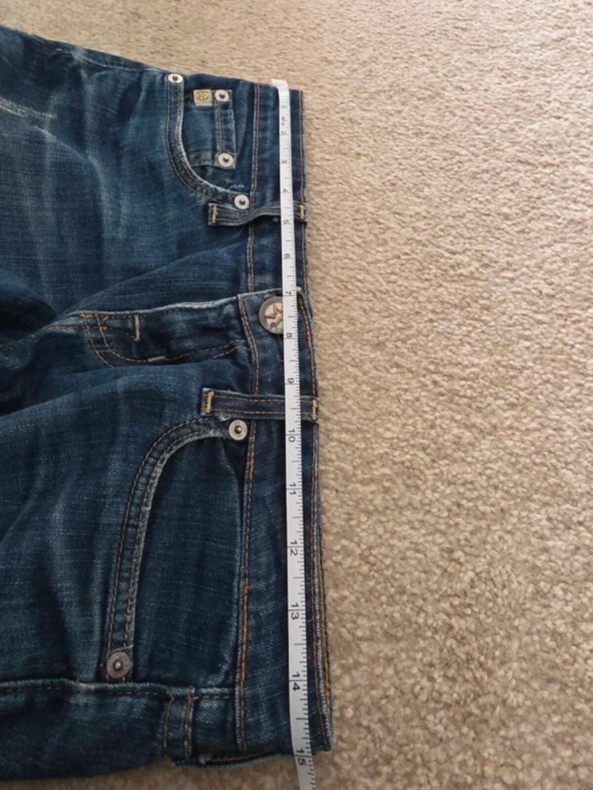 Big Star Ultra Low Rise Flared Vintage Y2K Jeans UK Size 4/6