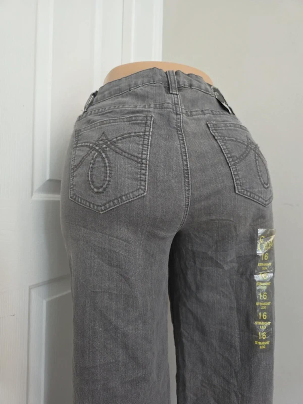 Earl Jean Mid Rise Relaxed Straight Vintage Y2K Jeans UK Size 14
