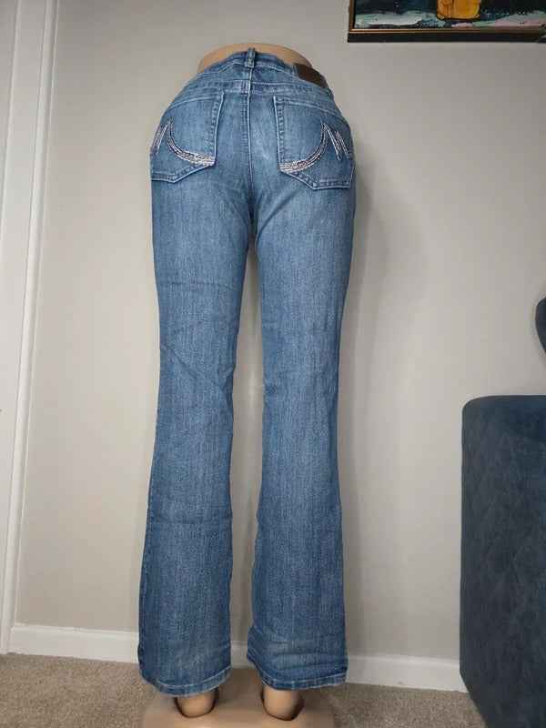 Maurices Low Rise Bootcut Vintage Y2K Jeans UK Size 8/10