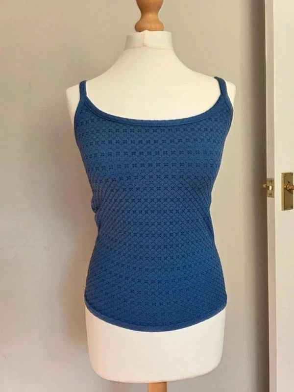 Vintage Y2K Roberta Textured Cami Top UK Size 10