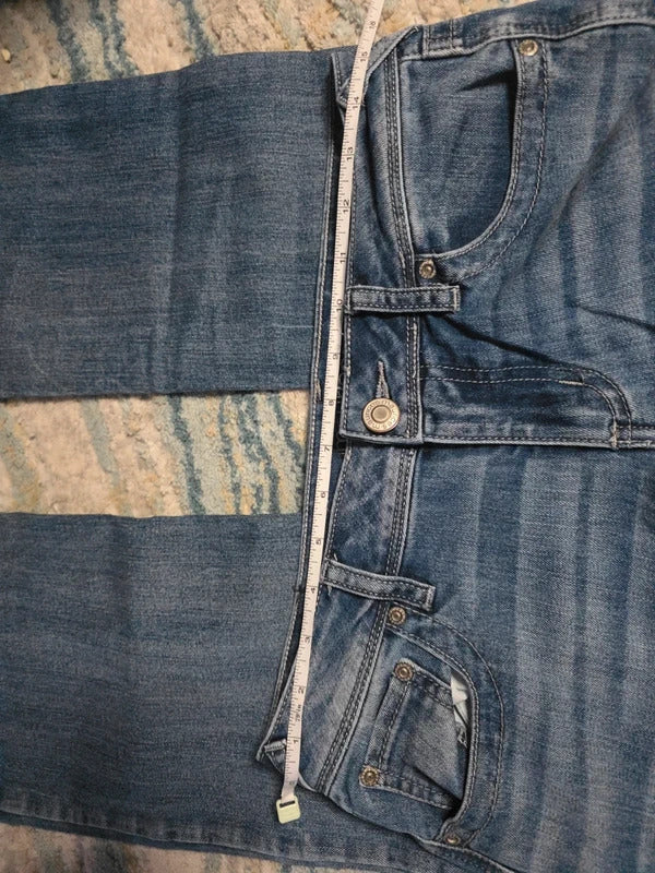 Maurices Low Rise Bootcut Vintage Y2K Jeans UK Size 8 Petite