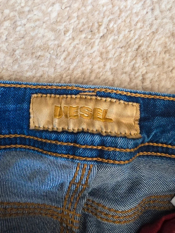 Diesel Low Rise Skinny Vintage Y2K Jeans UK Size 6
