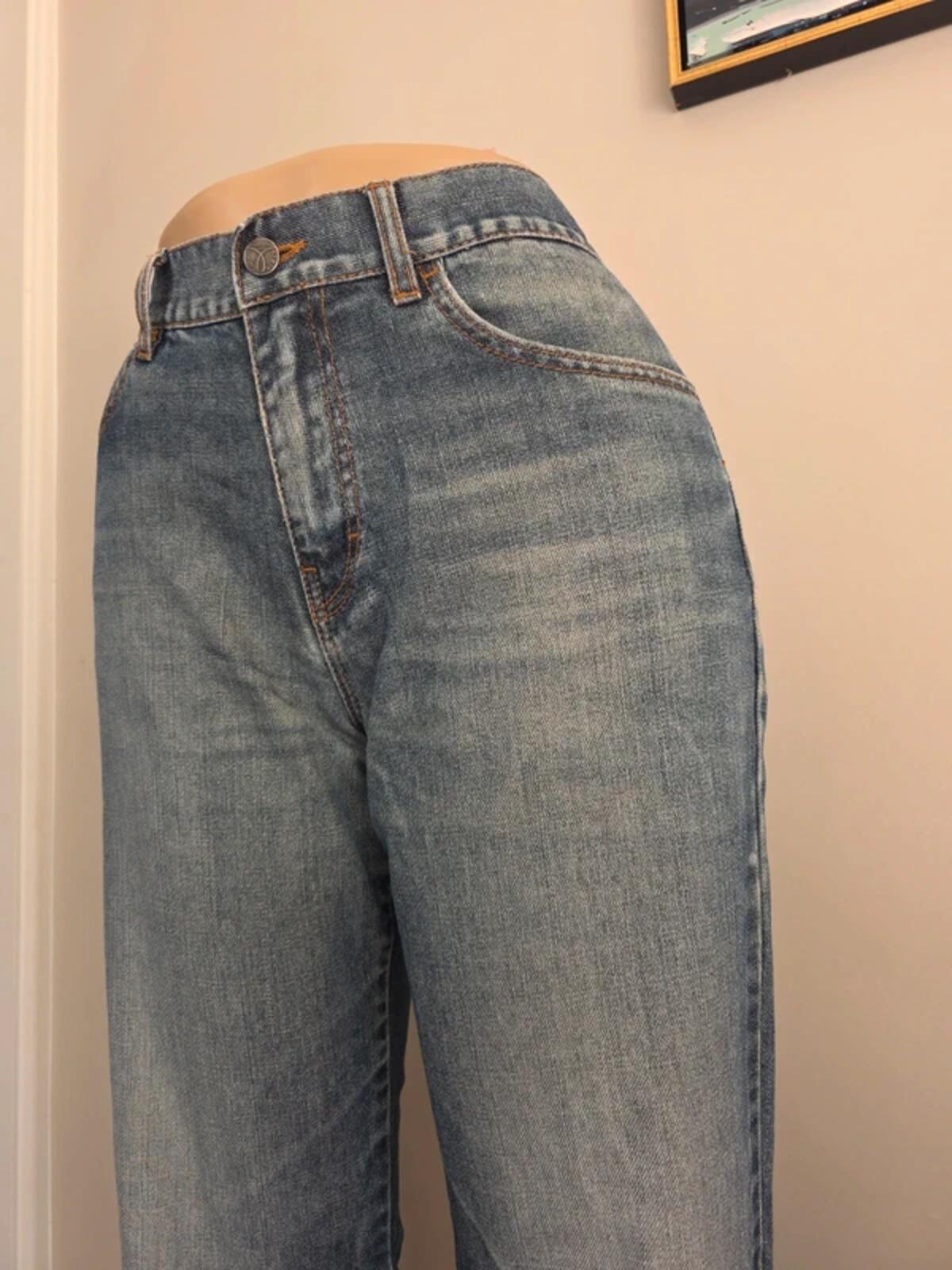 Calvin Klein High Rise Baggy Vintage Y2K Jeans UK Size 12/14 Tall