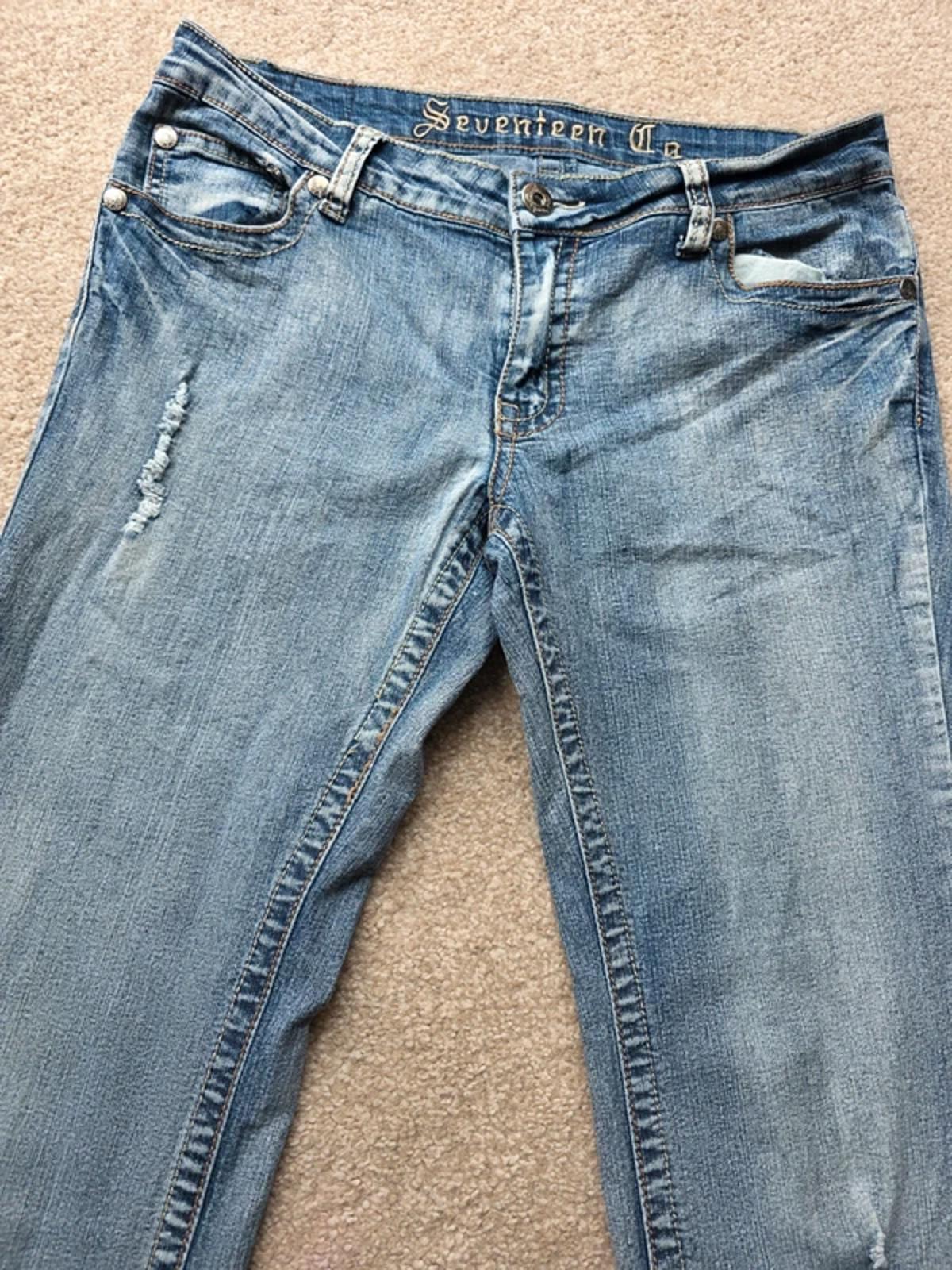 Vintage Y2K Seventeen Co Low Rise Straight Jeans UK Size 12