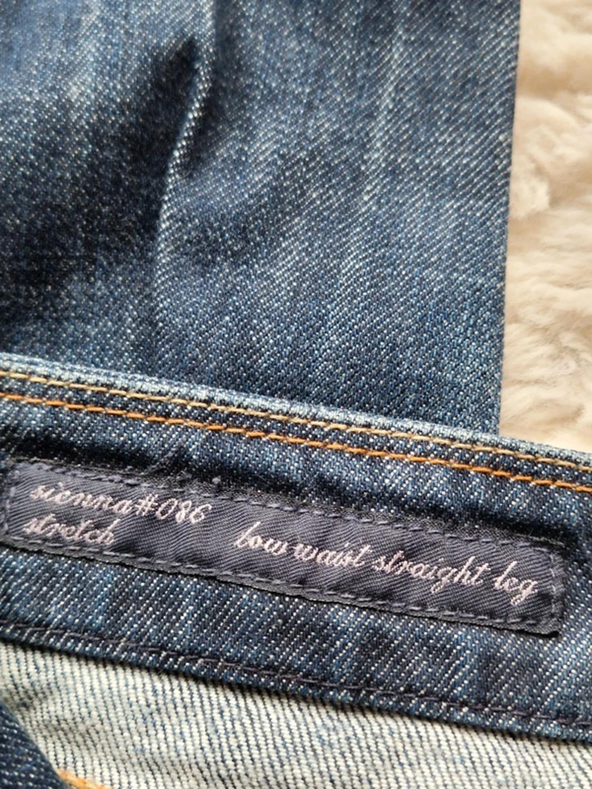 Y2K "Citizens of Humanity" Ultra Low Rise Bootcut Indie Grunge Festival Denim UK 8 Tall