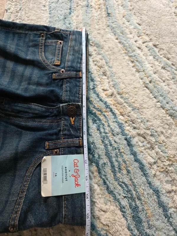 Cat & Jack Mid Rise Bootcut Jeans UK Size 8
