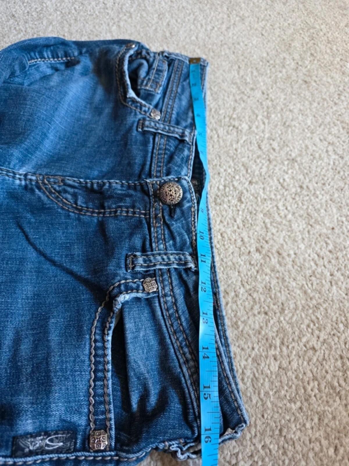 Vintage Y2K Silver Jeans Low Rise Bootcut Jeans UK Size 12 Petite