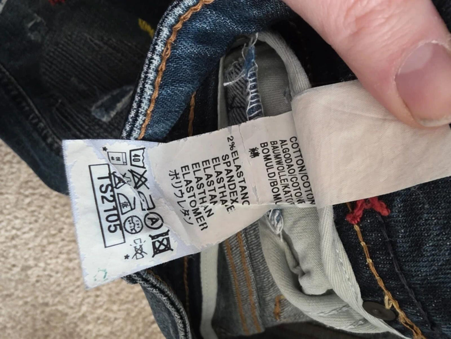 Lois Low Rise Straight Vintage Y2K Jeans UK Size 4/6 Tall
