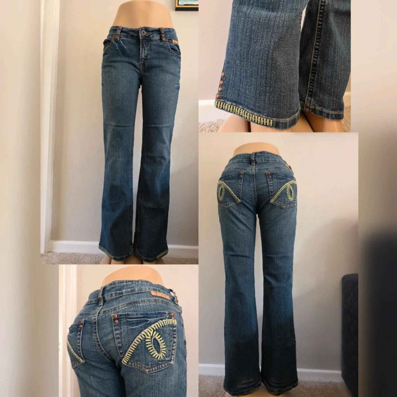 Gypsy Low Rise Bootcut Vintage Y2K Jeans UK Size 10