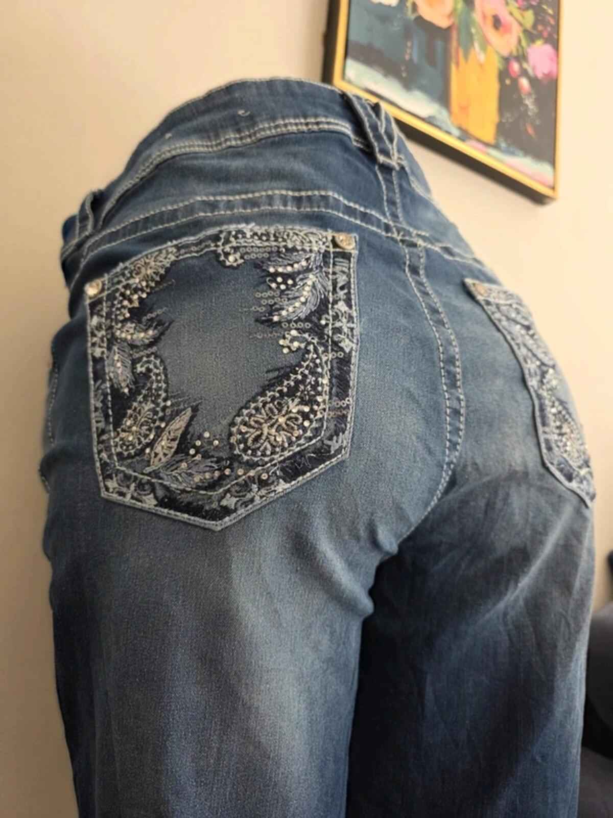 Gemma Rae High Rise Bootcut Vintage Y2K Jeans UK Size 20 Petite