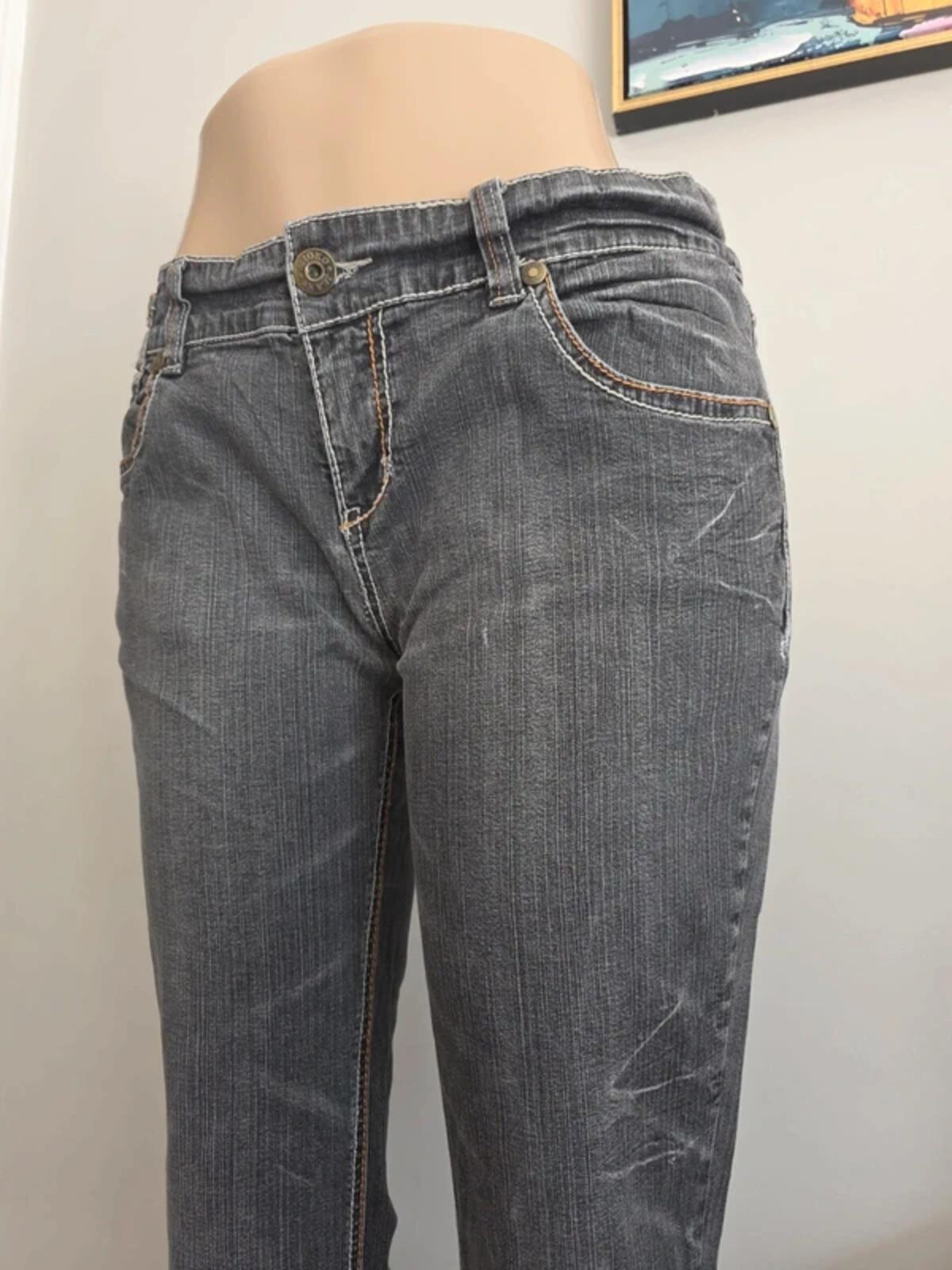 Mioko Vintage Y2K Mid Rise Slim Jeans UK Size 14