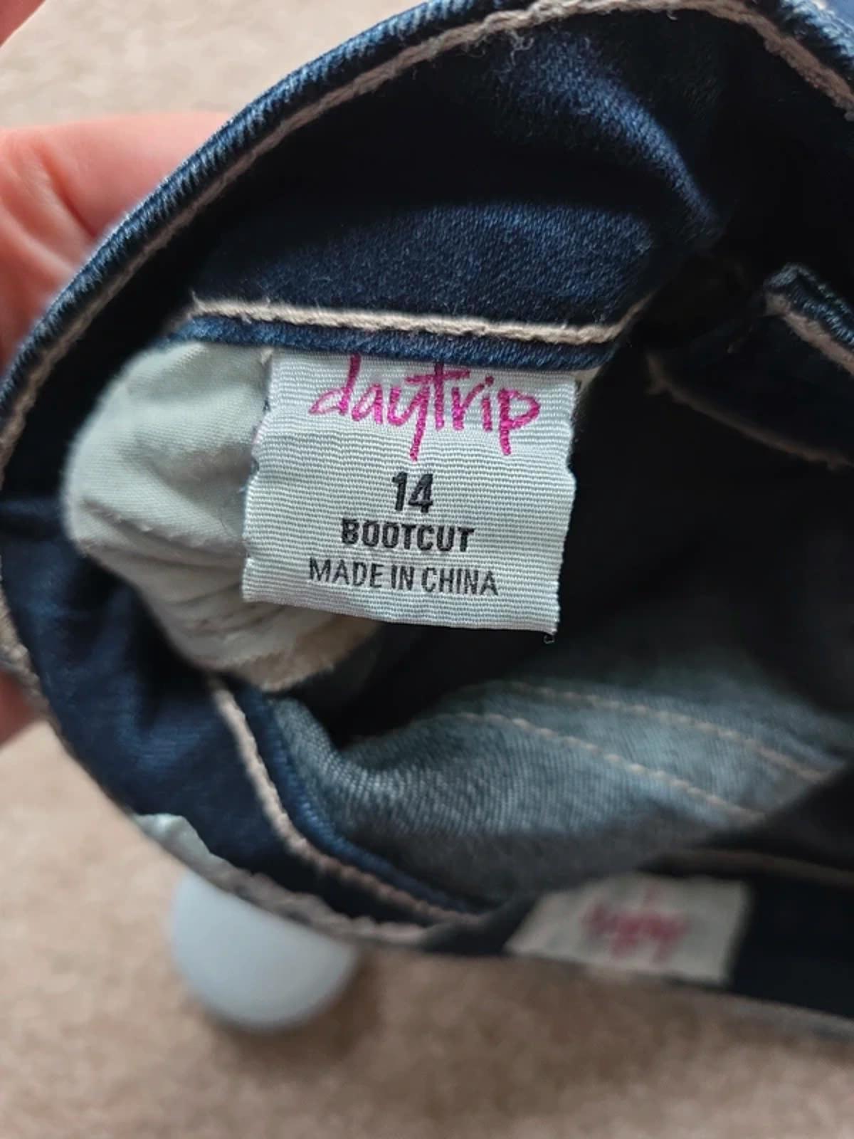 Vintage Y2K Daytrip Ultra Low Rise Bootcut Jeans UK Size 8 Petite