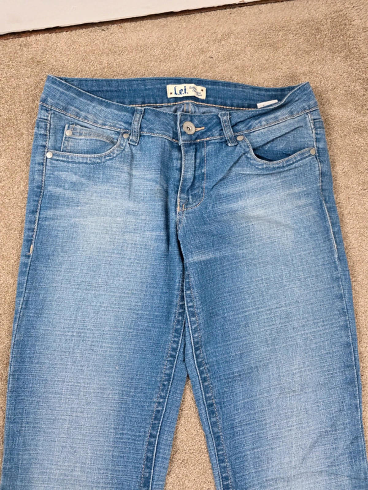 Vintage Y2K L.E.I. Low Rise Bootcut Jeans UK Size 12