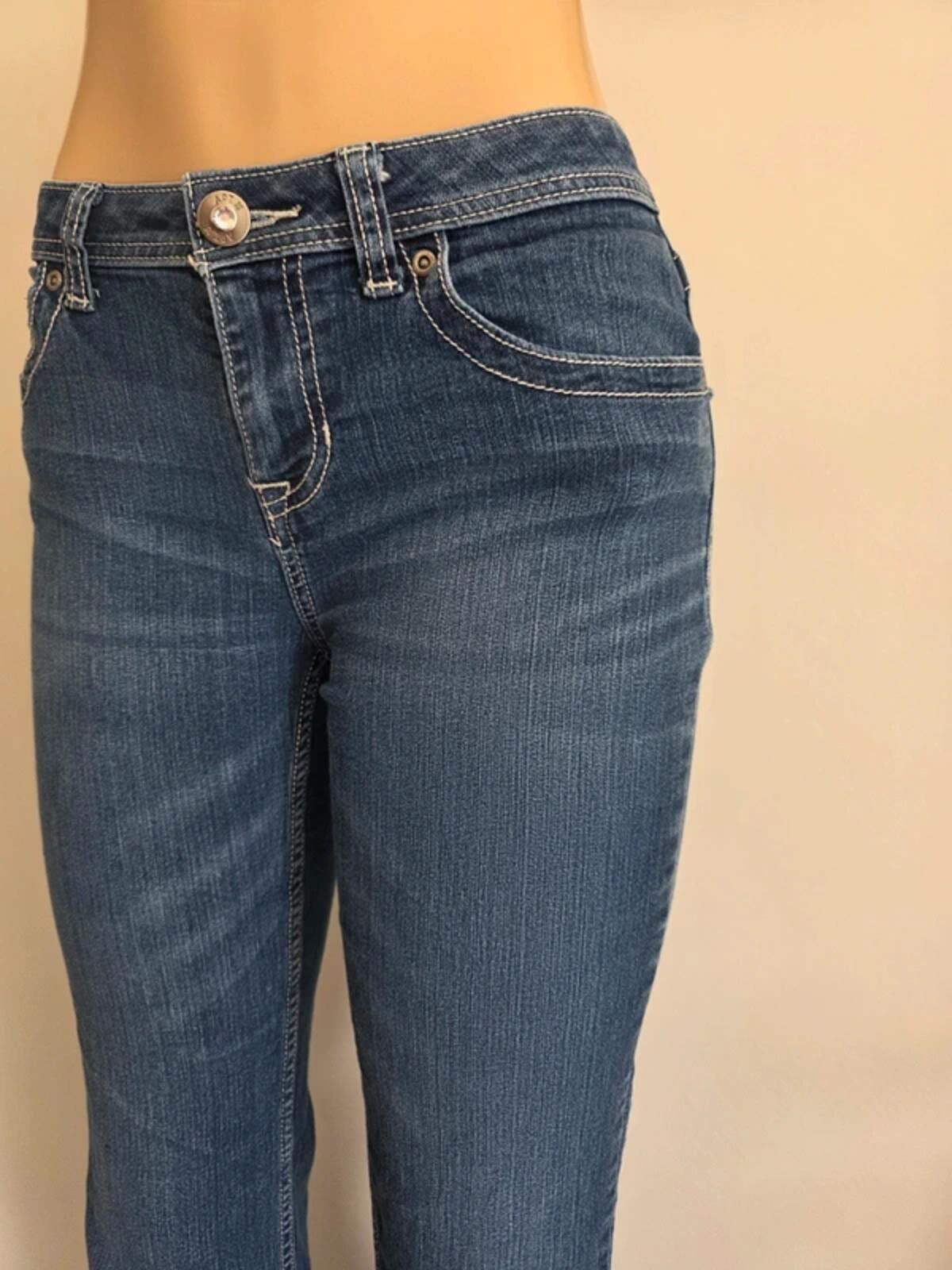 APT.9 Mid Rise Bootcut Bling Jeans UK Size 10