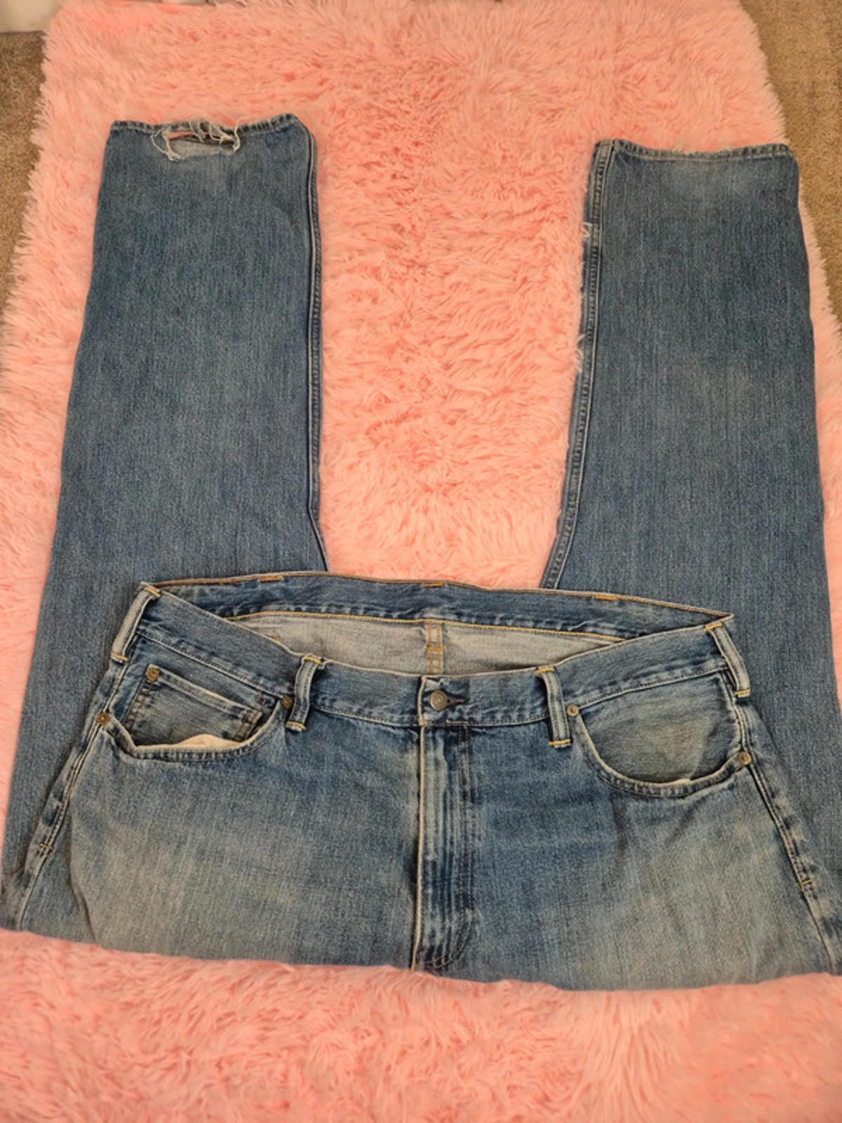 Vintage Y2K Polo Ralph Lauren Straight Leg Jeans UK 22