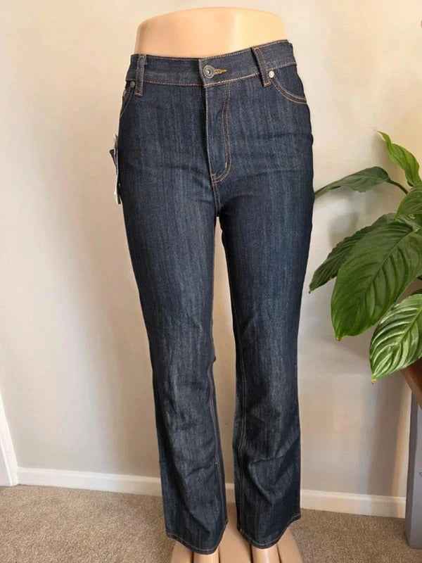 Vintage Y2K Sharon Mid Rise Bootcut Jeans UK Size 8