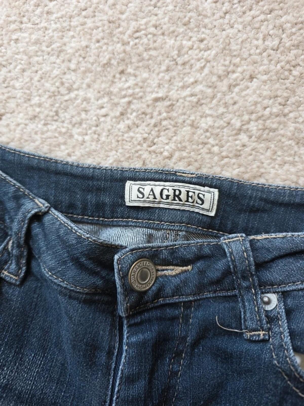 Vintage Y2K Japanese Mid Rise Cropped Jeans UK Size 8
