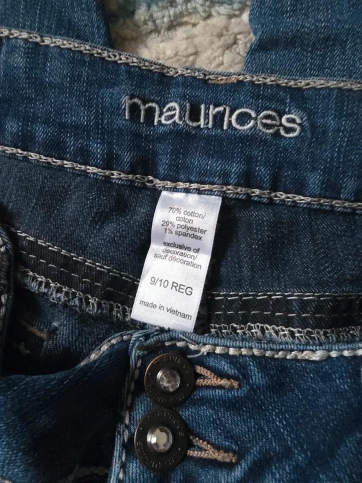 Maurices Low Rise Bootcut Jeans UK Size 10/12 Vintage Y2K